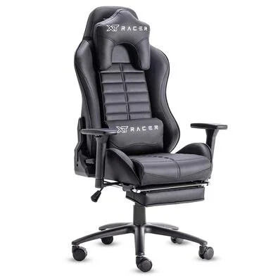 Cadeira Gamer XT Racer Platinum W Series Até 120kg Com Almofadas Reclinável Descanso de Braço 3D Preto - XTR-010
