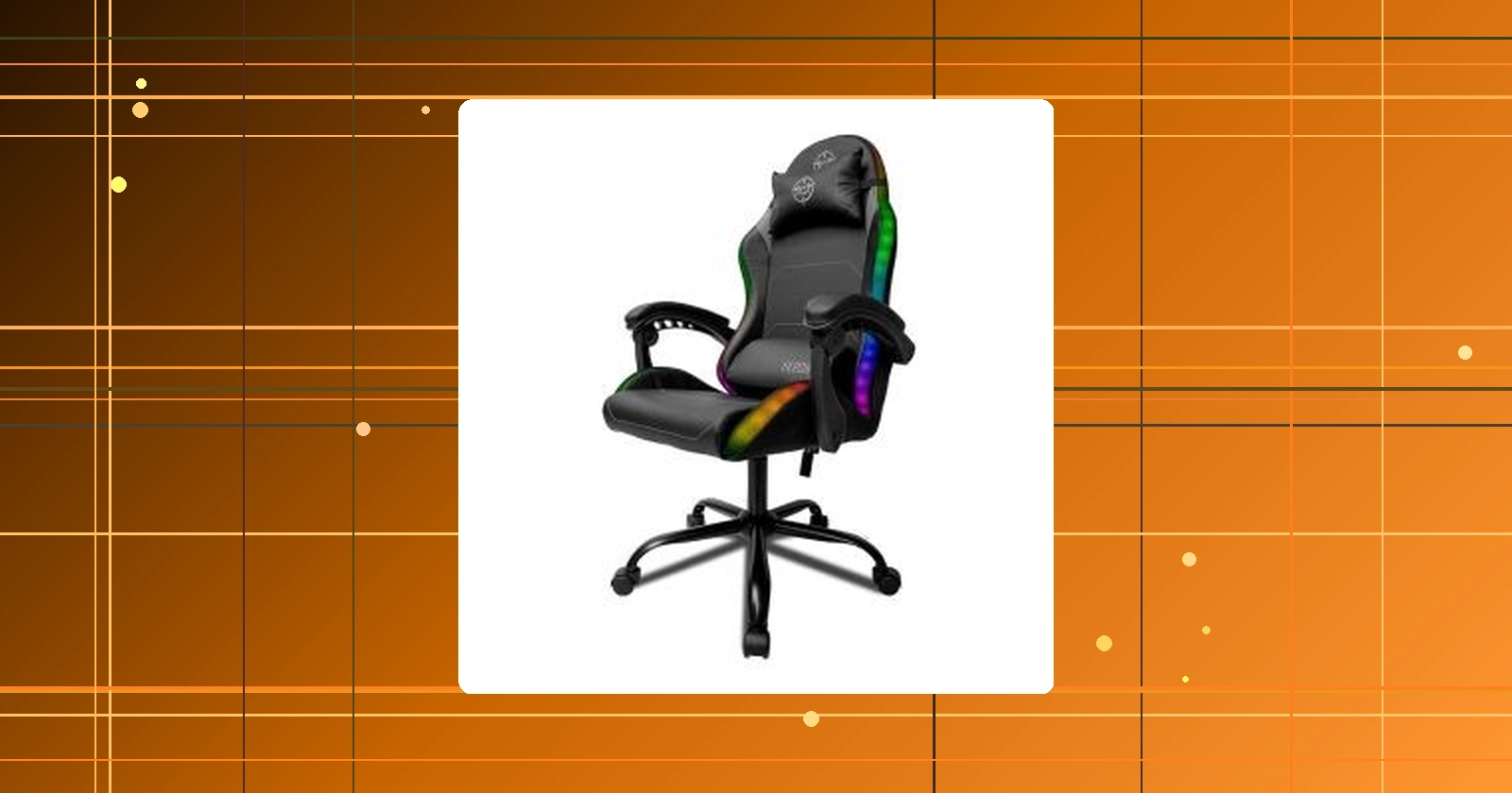 Cadeira Gamer TGT Heron RGB Espuma Moldada Preto TGT-HR-RGB01