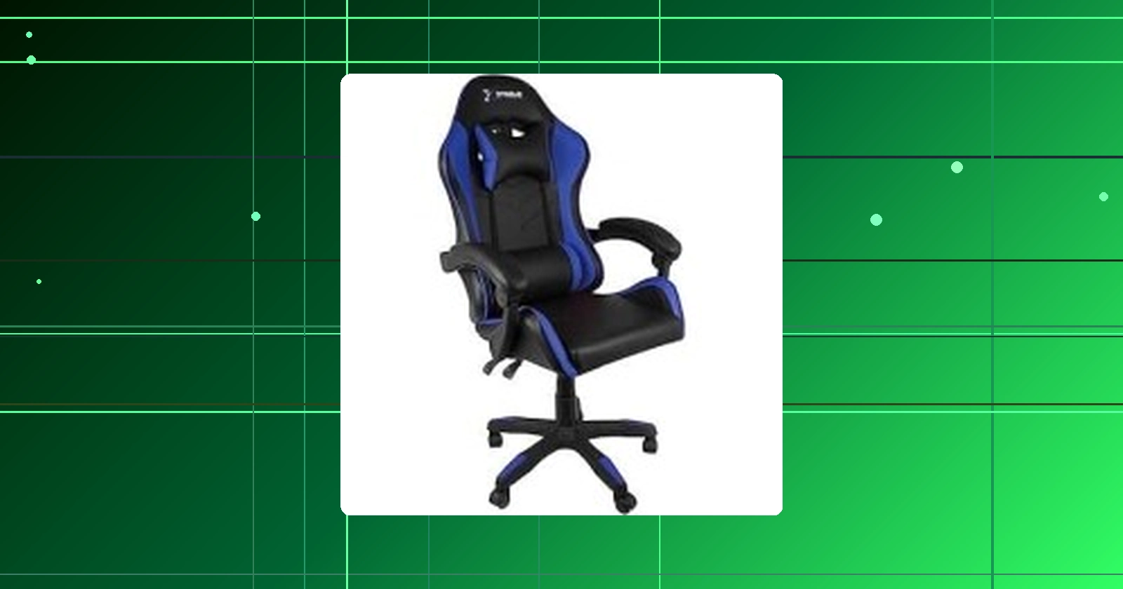 Cadeira Xtreme Gamers Cinesis Giratória Reclinável Altura Ajustável Preta e Azul em promoção