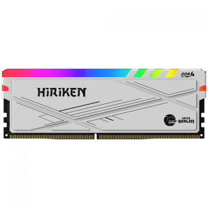 Memória DDR4 Gamer Ninja Hiriken RGB 16GB 3200MHz Branco GN-RM-HK16G32C22WD4A