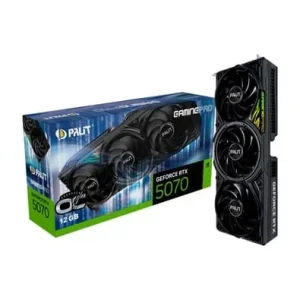 Placa de Vídeo Palit RTX 5070 GamingPro OC NVIDIA GeForce 12GB GDDR7 ARGB SYNC EVO G-Sync Ray Tracing DLSS 4 - NE75070T19K9-GB2050A