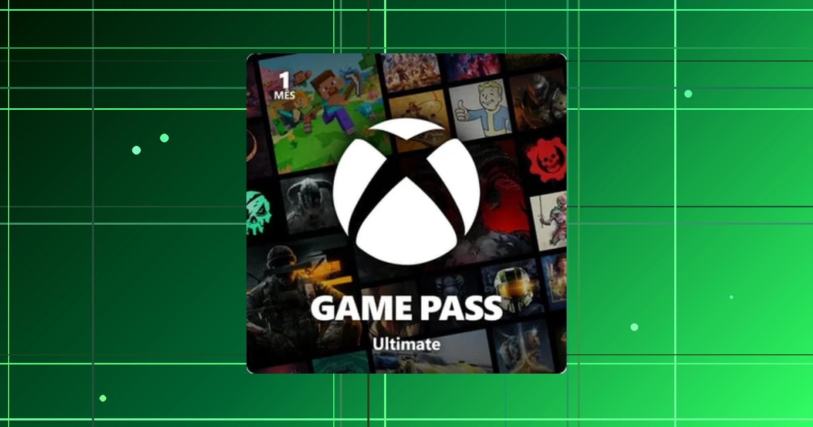 Gift Card Game Pass Ultimate 1 Mês Xbox e PC