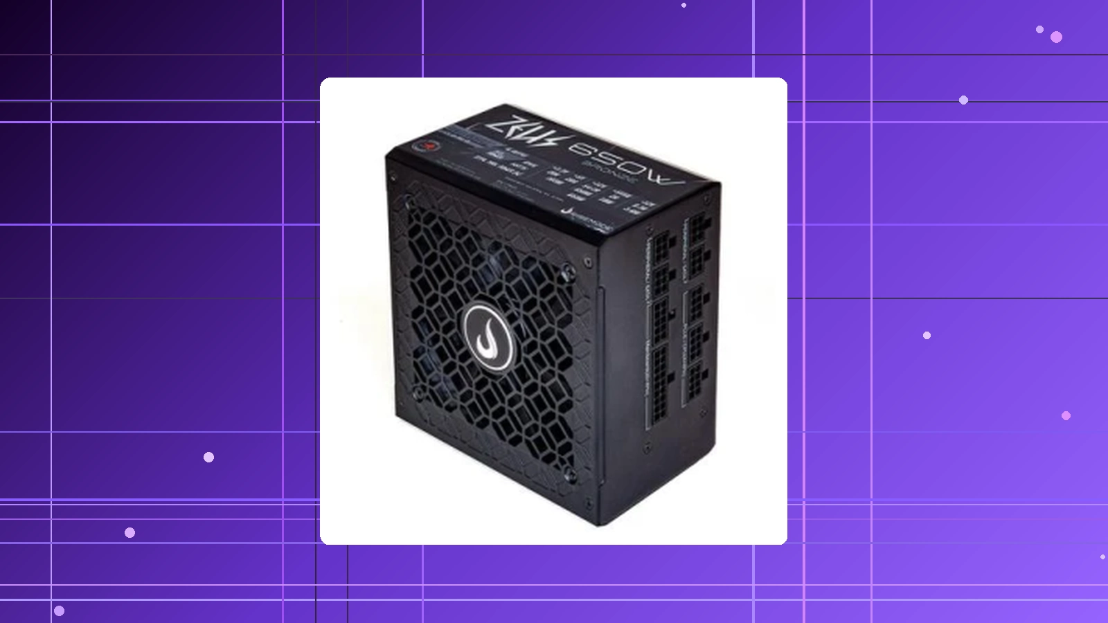 Fonte Gamer Rise Mode Zeus 650W Modular PFC Ativo Preto - RM-PSU-01-BZ-650 em promoção