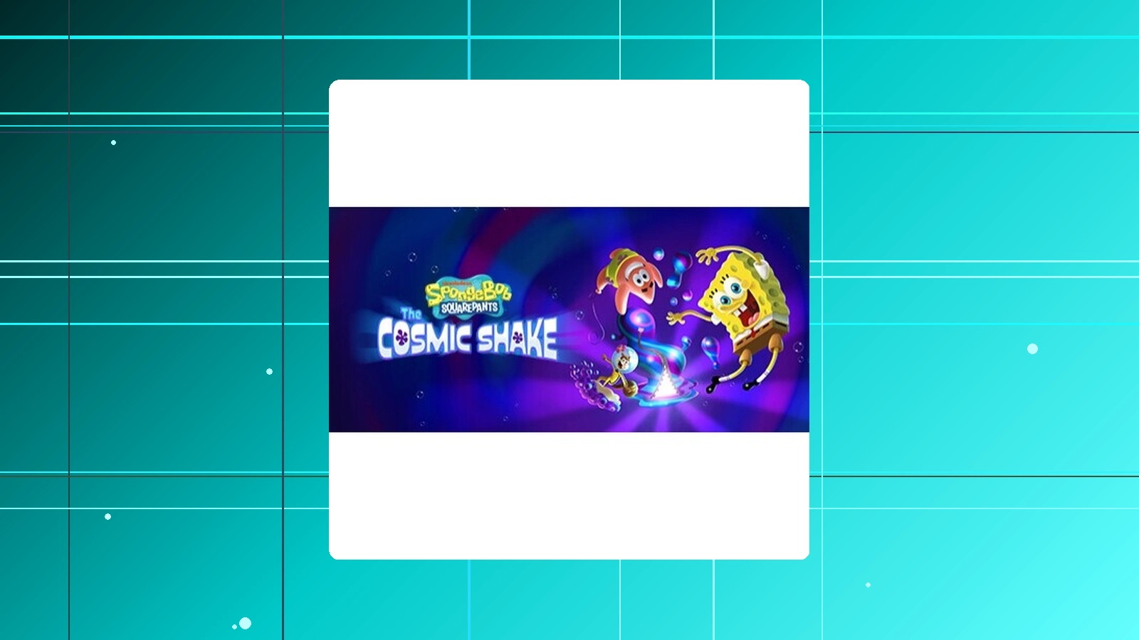SpongeBob SquarePants: The Cosmic Shake em promoção