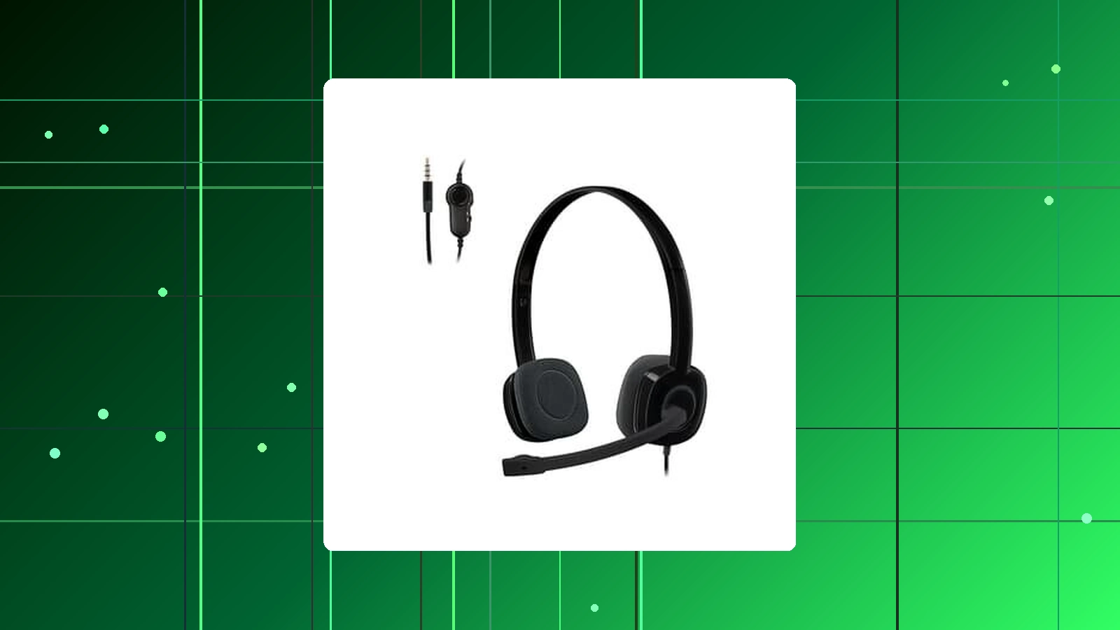 Headset com fio Logitech H151 com Microfone com Redução de Ruído e Conexão 3,5mm - 981-000587 em promoção
