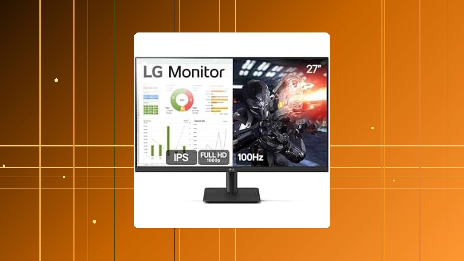 Monitor PC Gamer LG 27” 27MS500 IPS 100Hz Full HD HDMI 2x em promoção