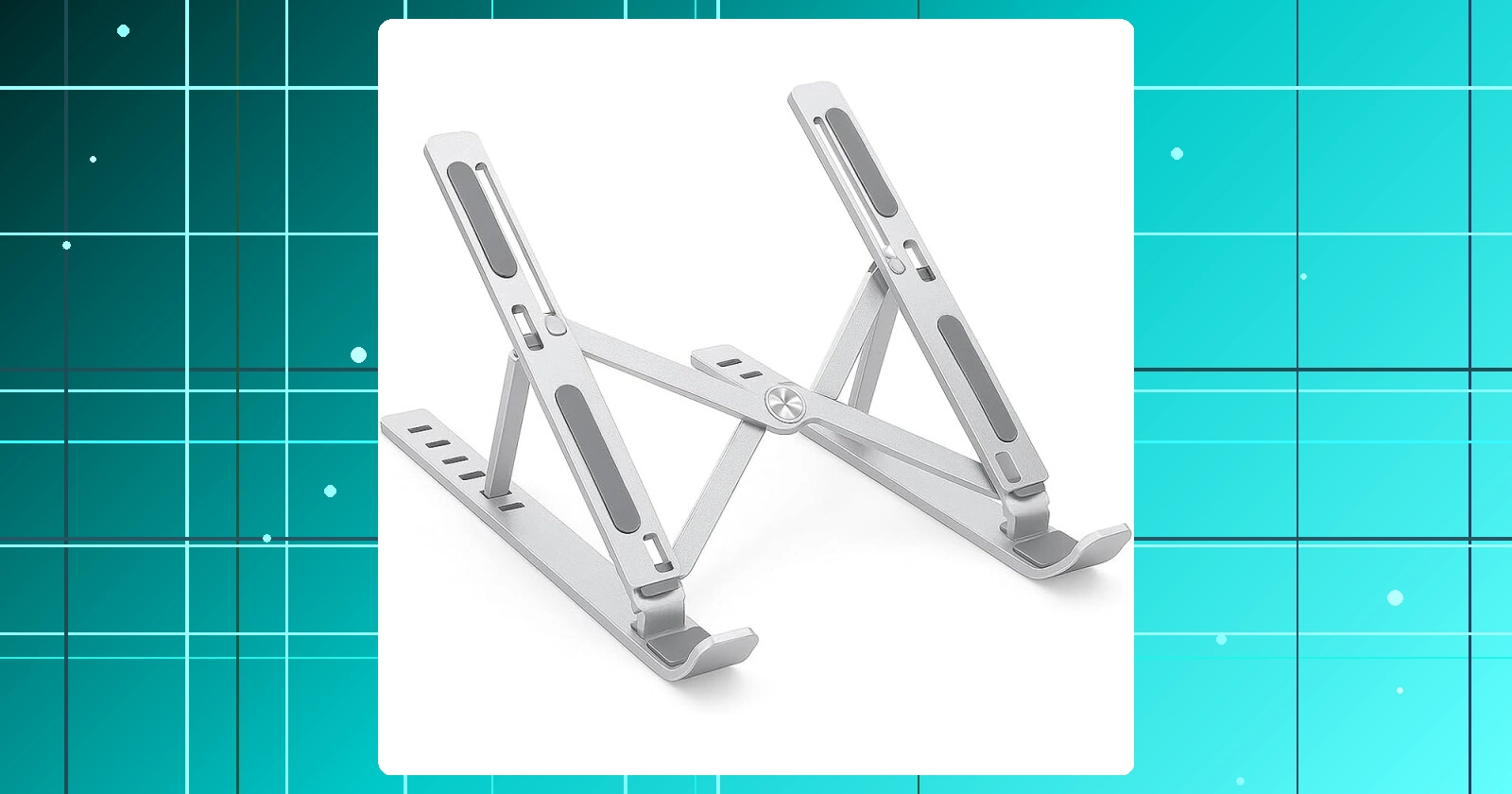 Suporte Dobrável para Notebook 617 em Alumínio Slim Portátil 7 Níveis de Altura Antiderrapante Resfriament em promoção