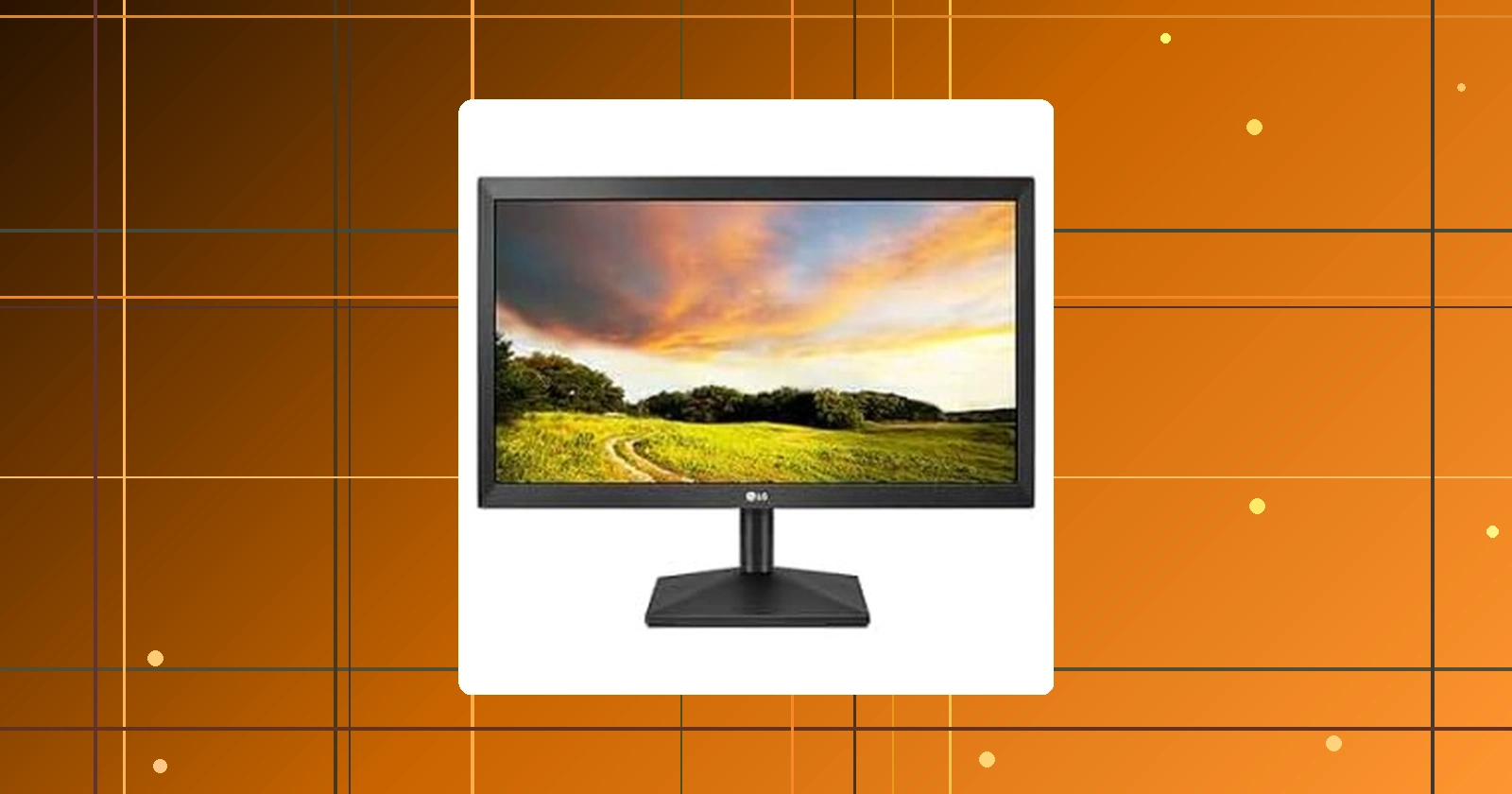 Monitor LG 19.5 LED HDMI D-SUB VESA Preto 20MK400H