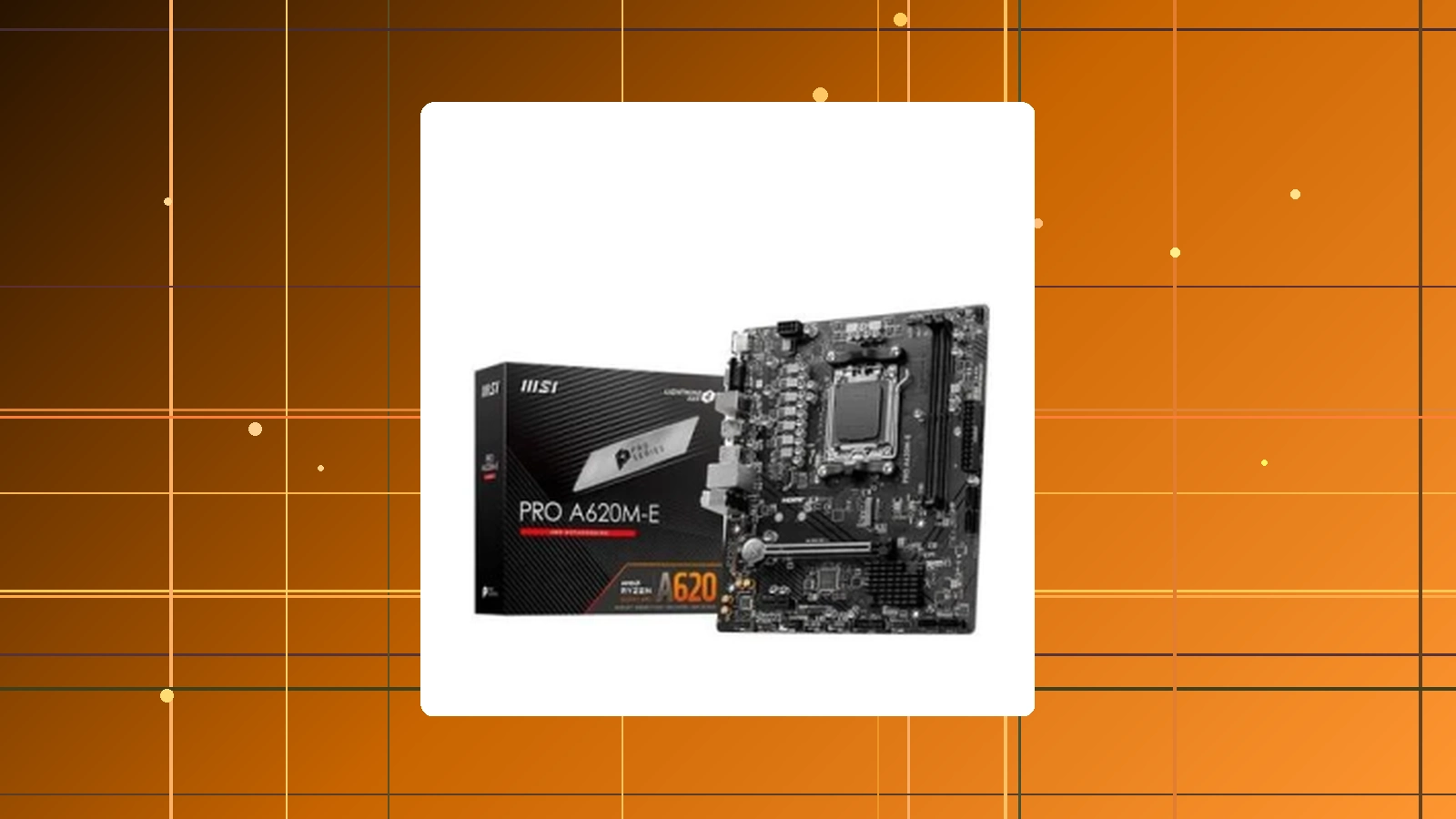 Placa-Mãe MSI Pro A620M-E AMD AM5 M-ATX DDR5 Preto - PRO A620M-E em promoção