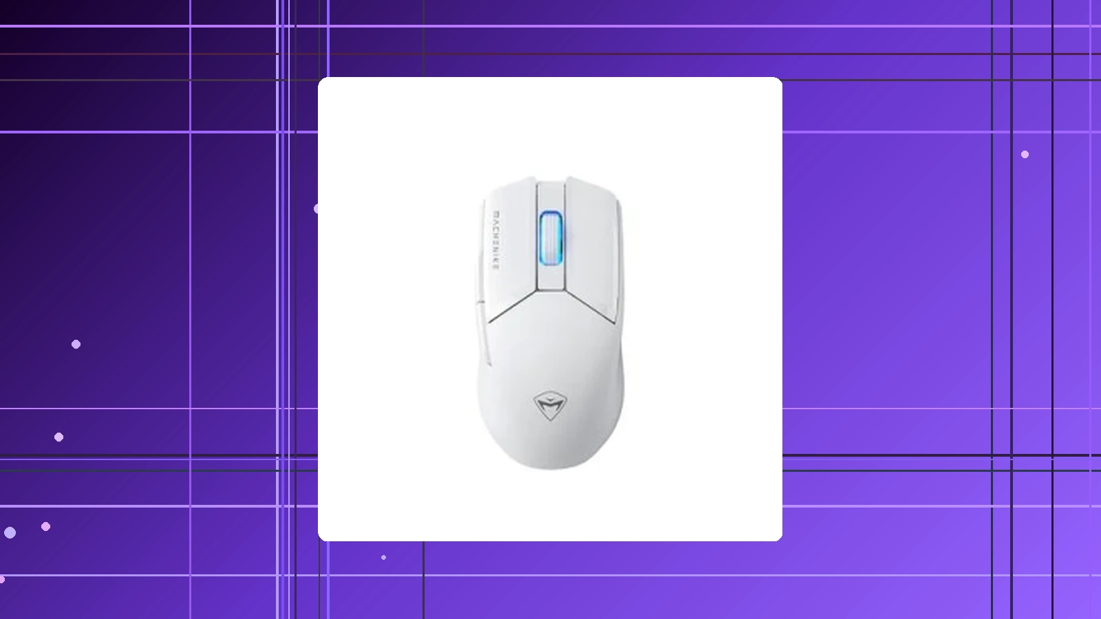 Mouse Gamer Sem Fio Machenike M7 Pro RGB 8000 DPI 6 Botões Wireless Branco - M710BBR em promoção