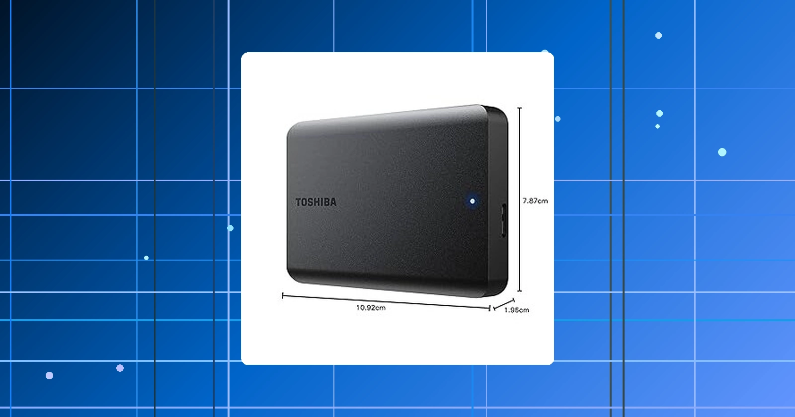 HD Externo Toshiba 4TB Canvio Basics Preto HDTB540XK3CA
