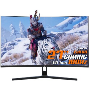 Monitor Gamer SuperFrame Precision 27" Curvo FHD 1ms 180Hz FreeSync HDMI/DP - SFPCB-27180-FHD