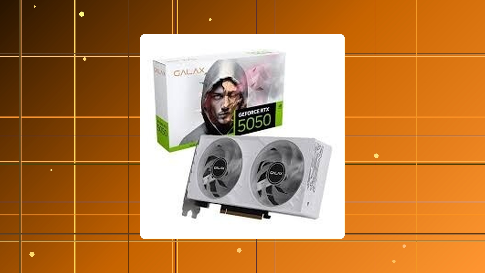 Placa de Vídeo Galax RTX 5050 1-Click OC White NVIDIA Geforce 8GB GDDRG 2602MHz 128-bit - 55NSL8MHCZBS em promoção