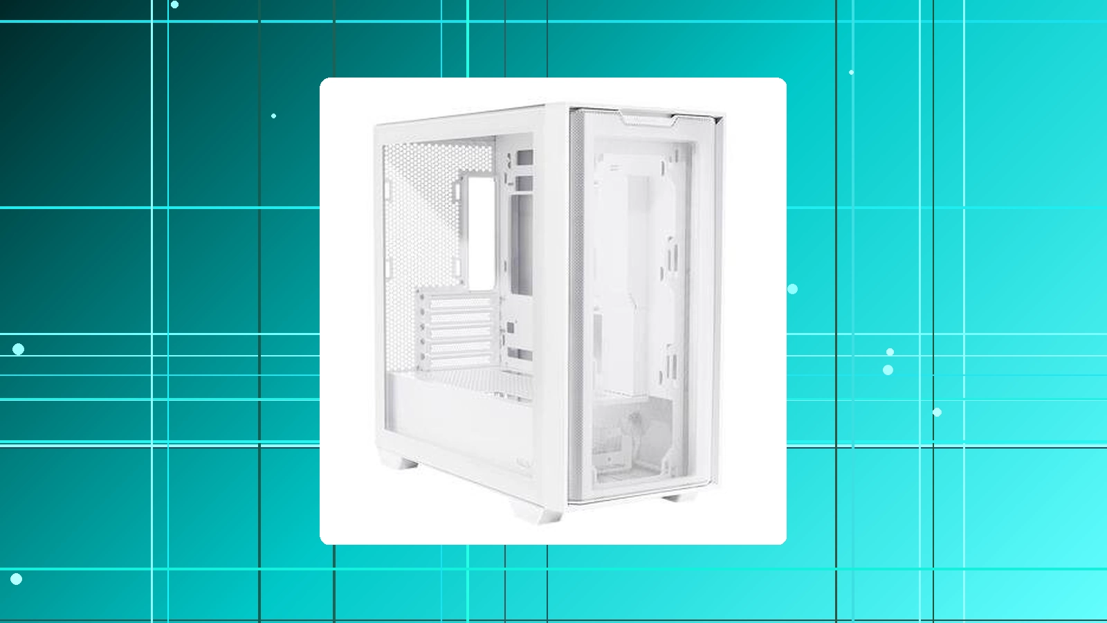 Gabinete Gamer ASUS Prime A21 Mid Tower M-ATX Lateral em Vidro Temperado Sem FANs Branco - 90DC00H3-B00000 em promoção