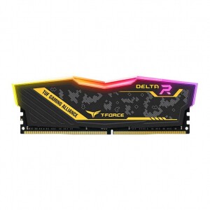 Memoria Team Group T-Force Delta TUF Gaming Alliance RGB 8GB(1x8GB) DDR4 3200MHz C16 Preto TF9D48G3200HC16C01