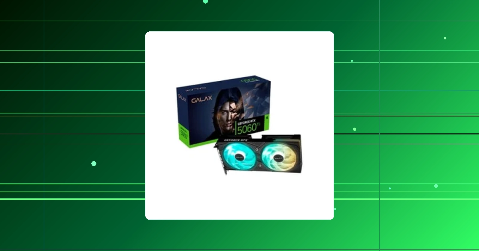 Placa de Video Galax RTX 5060 TI EX 2X Geforce NVIDIA 8GB GDDR7 128 Bits 2617MHz HDMI/3X Displayport - 56ISN8MDCREX