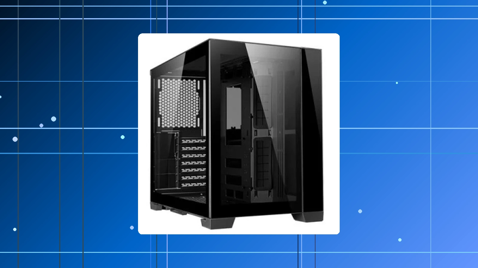 Gabinete Gamer Lian Li Dynamic Mini-X O11 PC Tower ATX Lateral em Vidro Temperado Preto - O11DMINI-X em promoção