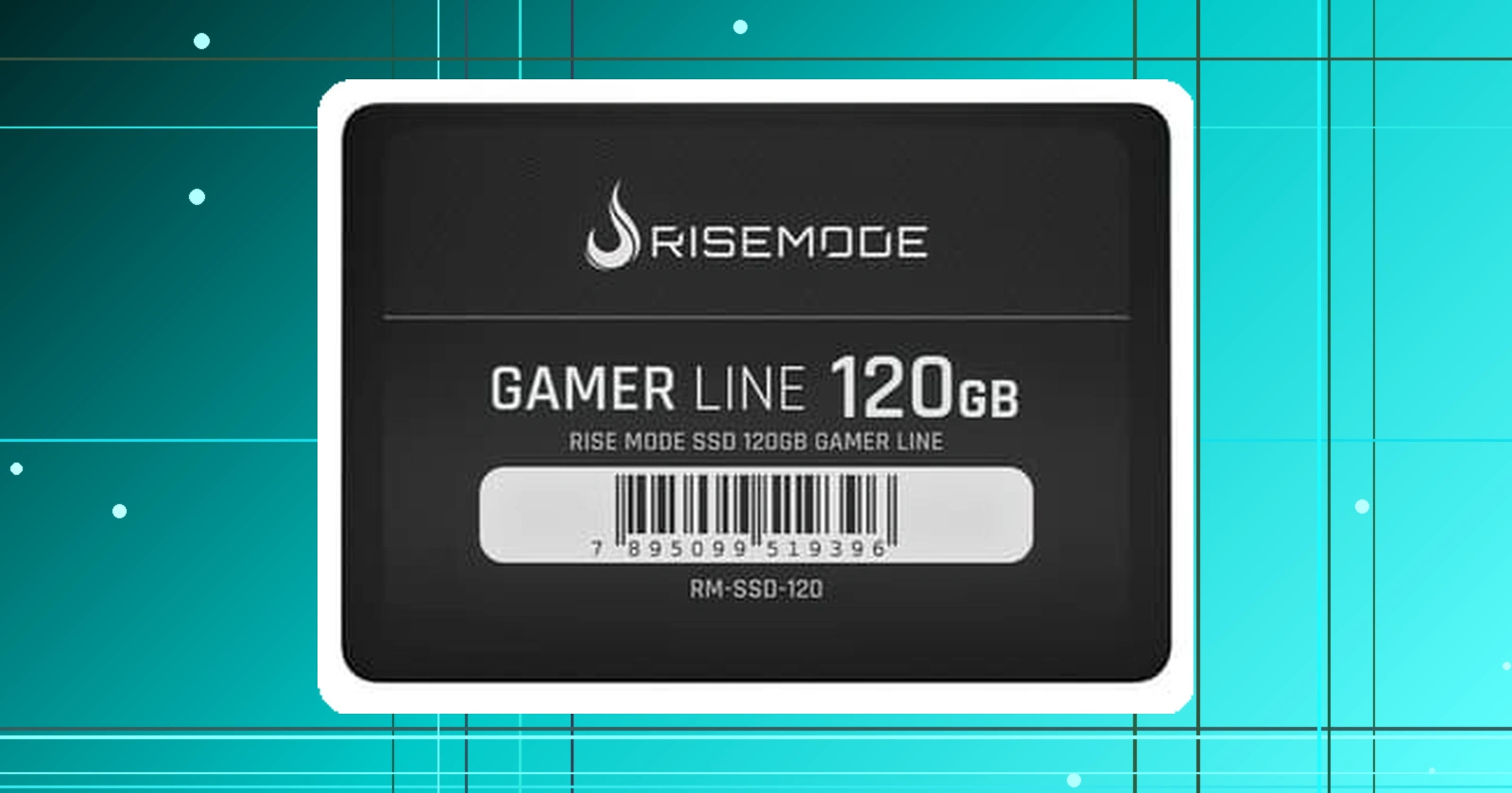 SSD Rise Mode Gamer Line 120GB SATA III Leitura: 530MBs Gravação: 520MBs Preto - RM-SSD-120