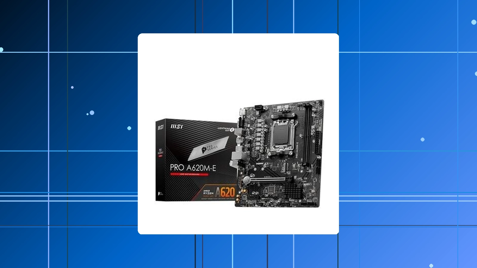 Placa Mãe MSI Pro A620M-E AMD AM5 M-ATX DDR5 - PRO A620M-E em promoção