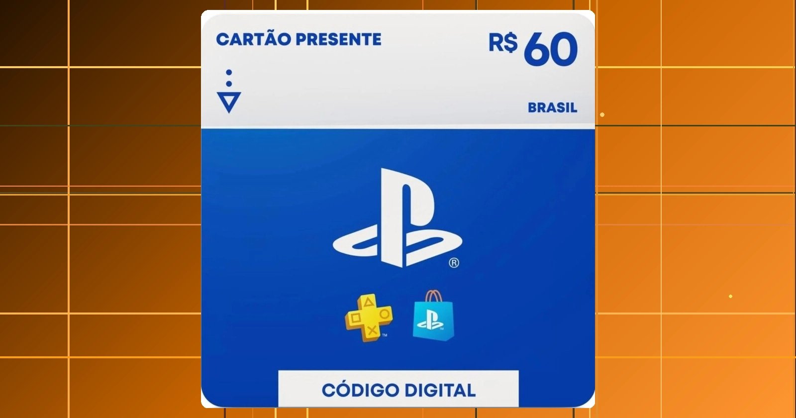 Gift Card PlayStation Store R$60 - Cartão Presente Digital