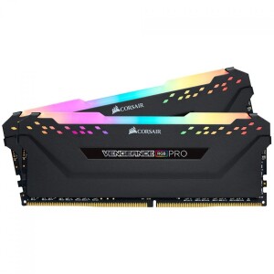 Memória DDR4 Corsair Vengeance RGB Pro 32GB (2x16GB) 3600MHz BLack CMW32GX4M2D3600C18