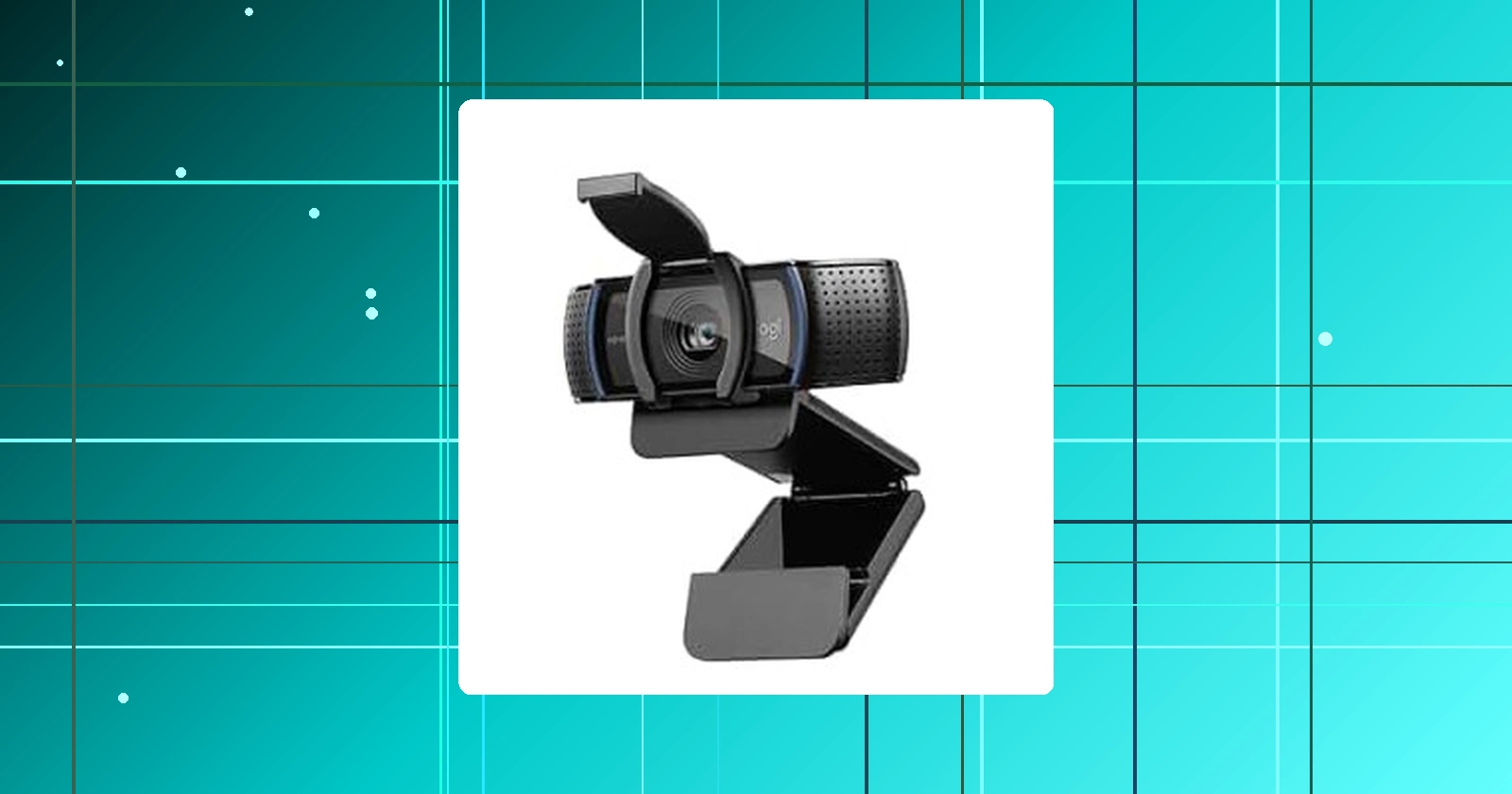 Webcam Full HD Logitech C920s com Microfone Embutido e Proteção de Privacidade para Chamadas e Gravações em Video Widescreen 1080p - Compatível com Lo