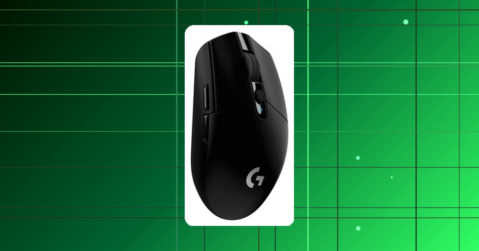 Mouse Gamer Sem Fio Logitech G305 LIGHTSPEED 12000 DPI 6 Botões Preto - 910-005281