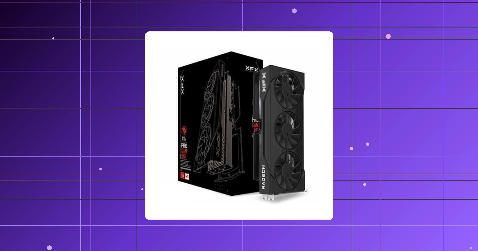 Placa de Vídeo XFX RX 9060 XT OC AMD Radeon 16GB GDDR6 128bits 20 Gbps Triple Fan RDNA 4 - RX-96TS316B7