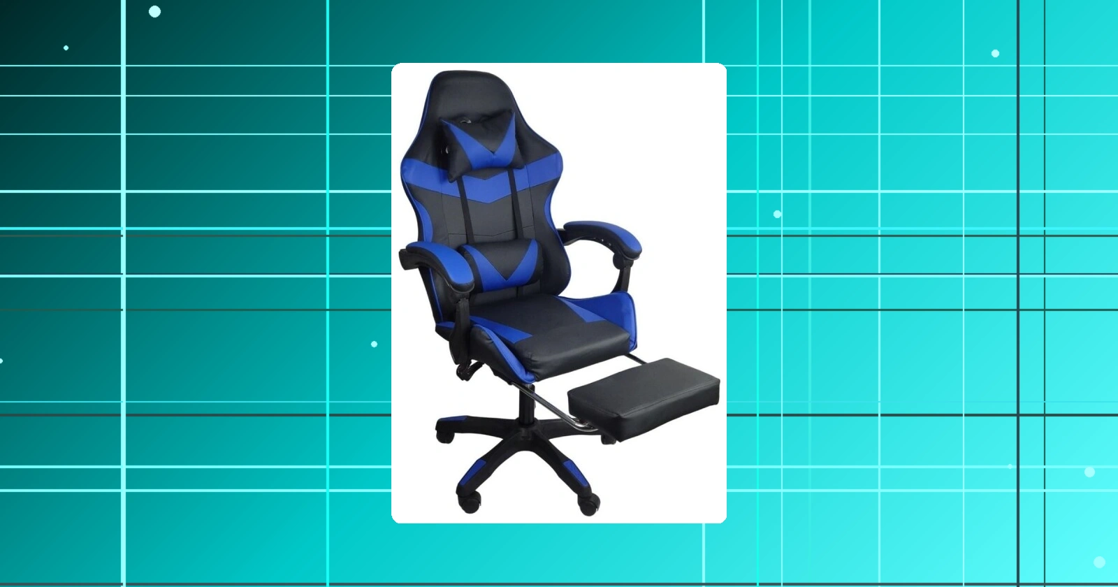 Cadeira Gamer Stillus Ergonômica com Apoio para os Pés
