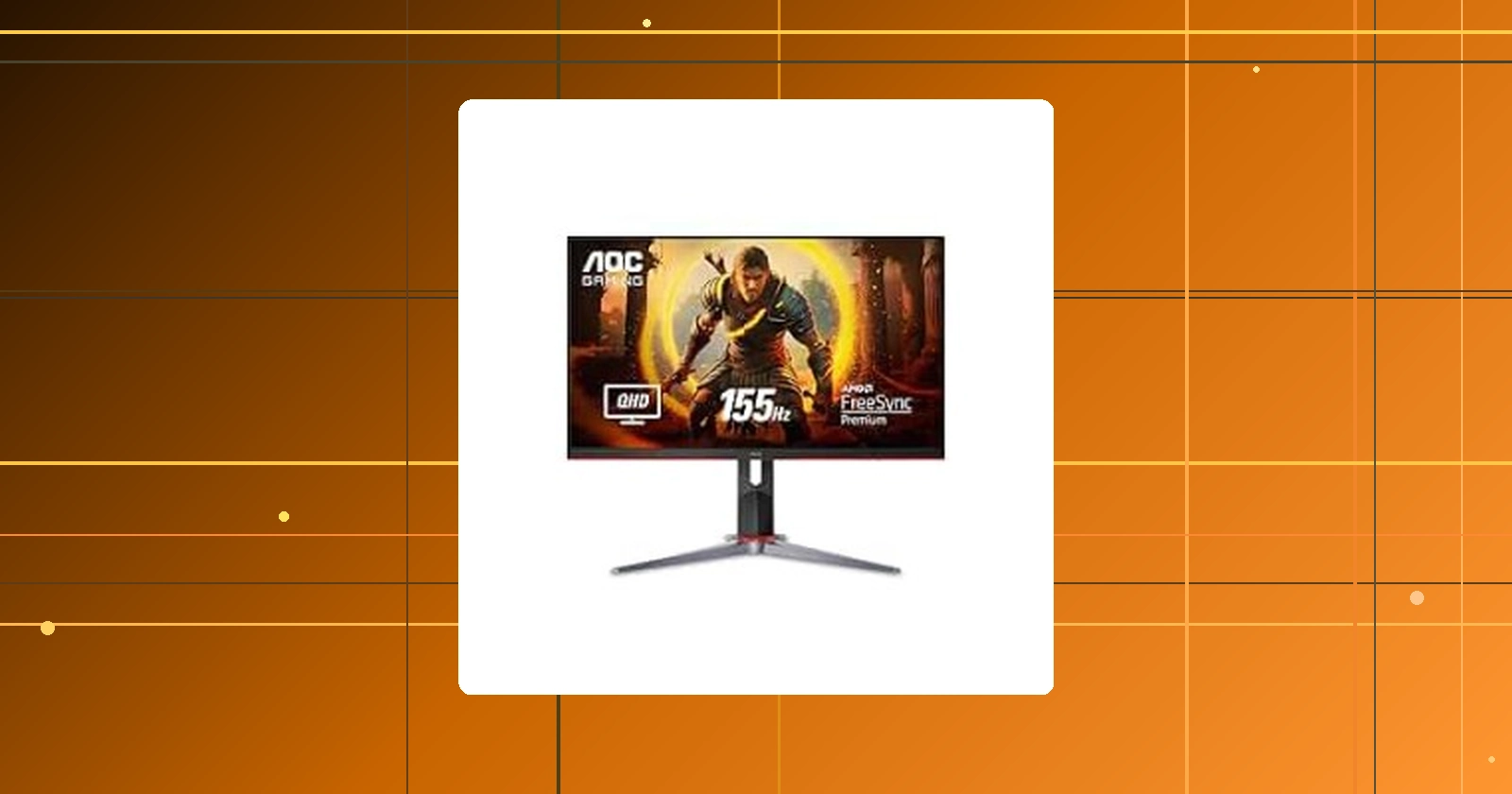 Monitor Gamer AOC HERO QUAD 27" 155Hz QHD 1440p 1ms AMD FreeSync Q27G2