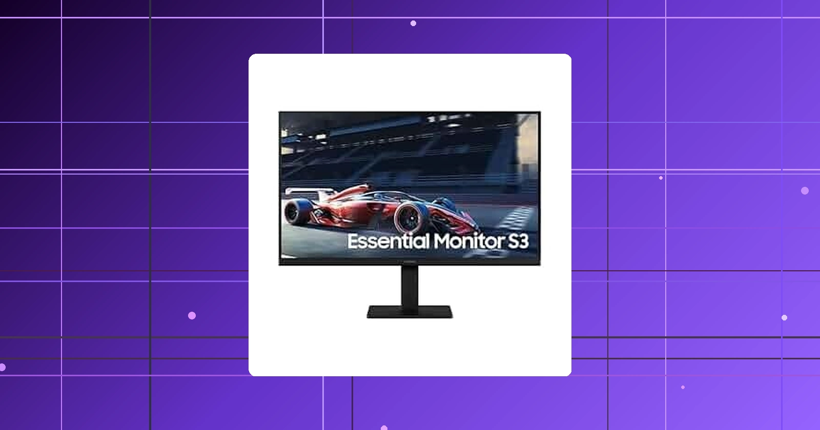 Monitor Gamer Samsung 24" FHD100 Hz HDMI VGAPreto S3