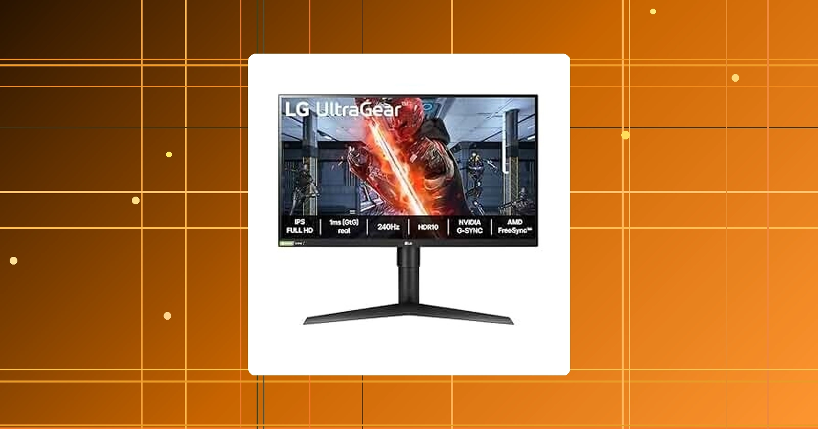 Monitor LG UltraGear 27GN750-27" IPS Full HD 240Hz 1ms (GtG) NVIDIA G-Sync HDMI USB 3.0 e Ajustes de Inclinação Preto