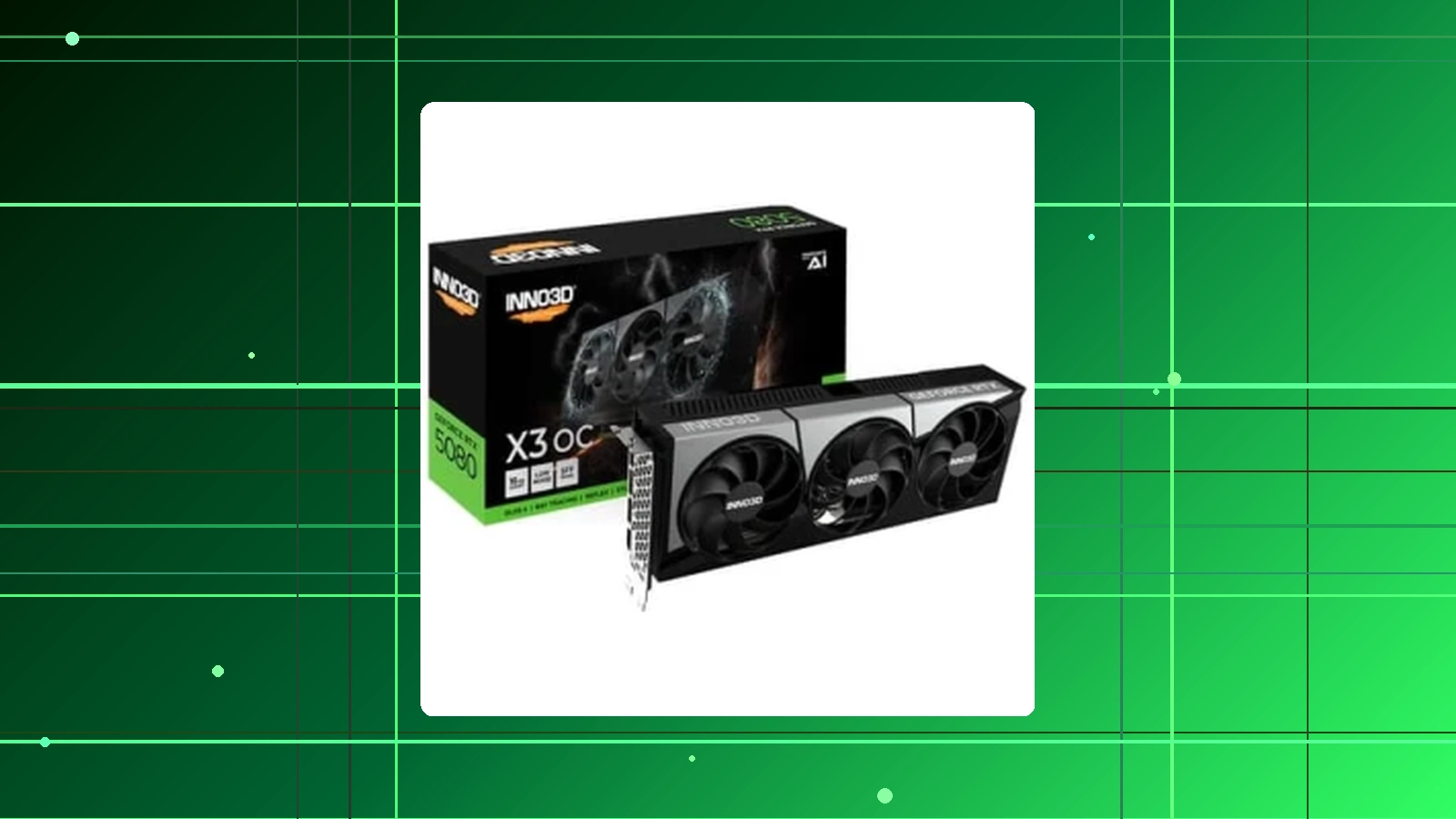 Placa de Vídeo Inno3D RTX 5080 X3 OC NVIDIA GeForce 16GB GDDR7 G-Sync Ray Tracing DLSS 4 HDR - N50803-16D7X-17603930 em promoção