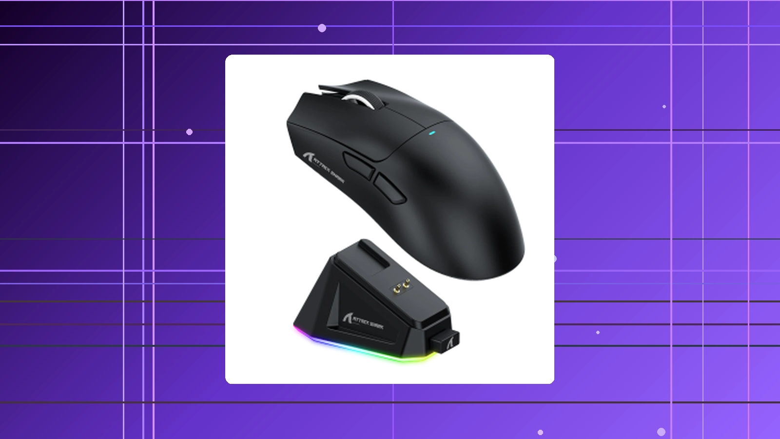 Mouse sem fio bluetooth attack shark x11, três modos 2.4g paw3311 rgb pc, doca de carregamento magnético, mouse para jogos e-sports em promoção