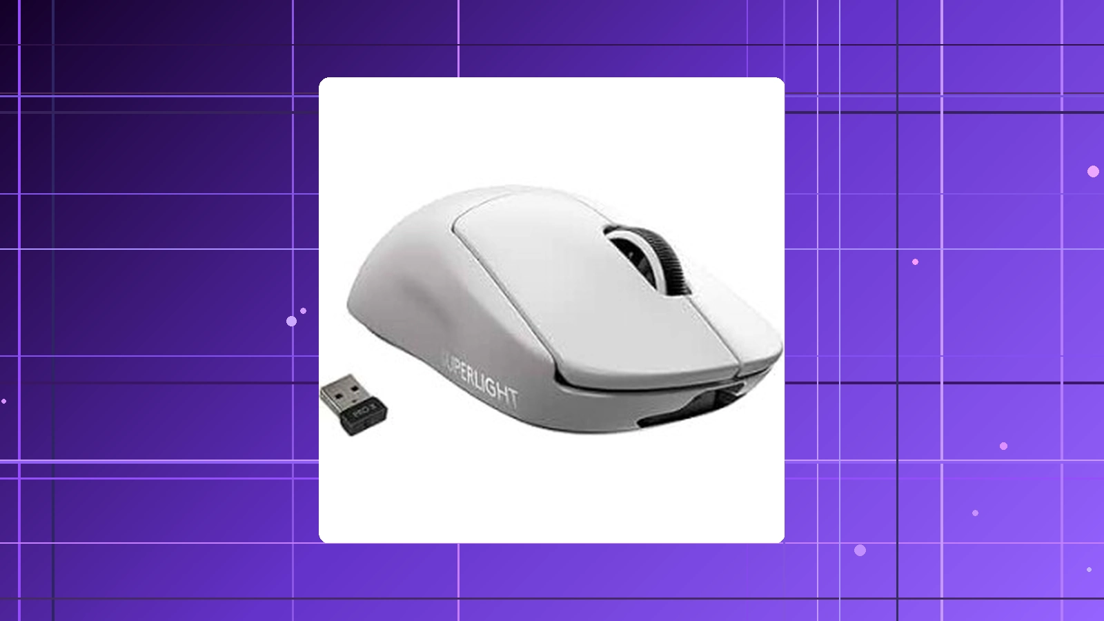 Mouse Gamer Sem Fio Logitech G PRO X SUPERLIGHT com Tecnologia LIGHTSPEED Ultraleve 63g 5 Botões Programáveis Sensor HERO 25K e Bateria Recarregável - em promoção