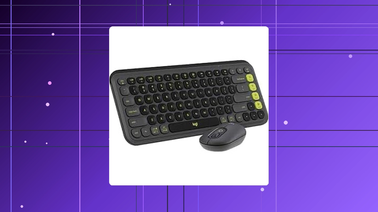 Combo Teclado e Mouse sem fio Logitech POP Icon com Teclas e Botões Personalizáveis Clique Silencioso Easy-Switch para até 3 dispositivos e Conexão Bl em promoção