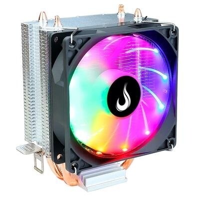 Air Cooler Gamer Rise Mode Z5 LED Rainbow AMD/Intel 90mm Preto - RM-ACZ-Z5-RGB