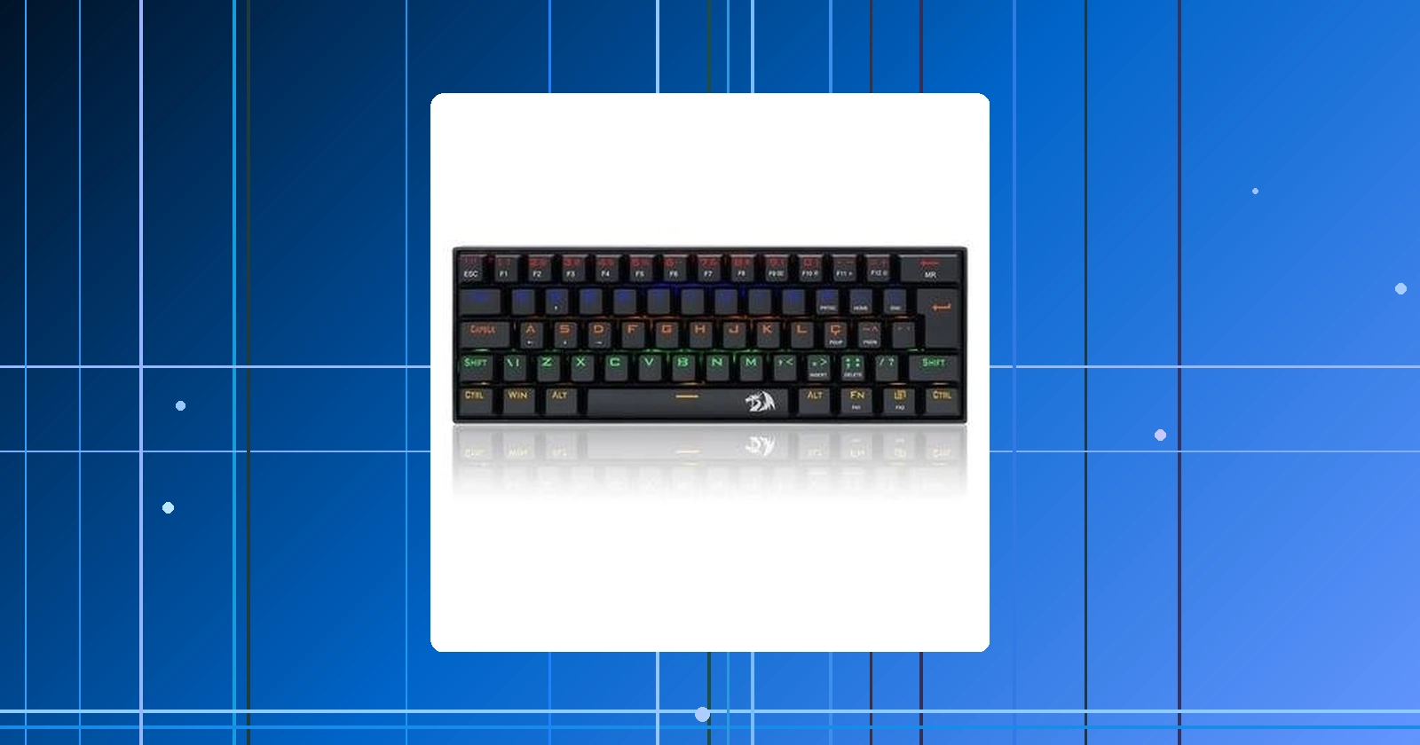 Teclado Mecânico Gamer Redragon Lakshmi Rainbow Brown Switch ABNT2 Preto - K606R (PT-BROWN) em promoção