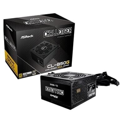 Fonte ASRock Challenger 850G 850W 80 PLUS Gold Preto - 90-UXC085-GNBAAA