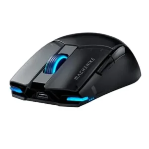 Mouse Gamer Sem Fio Machenike M7 Pro RGB 26000 DPI 6 Botões Wireless Preto - M720PBR