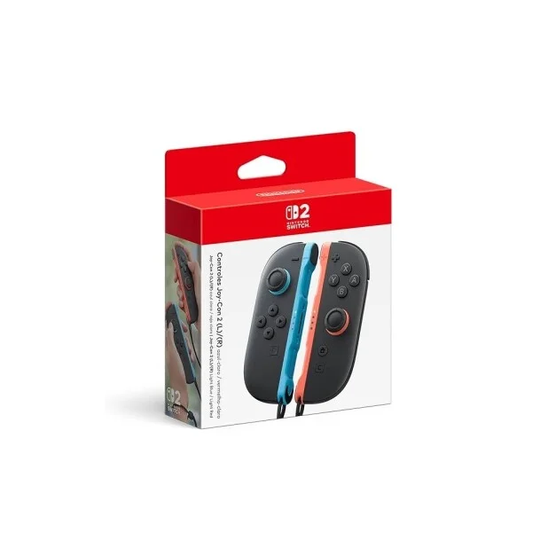 Nintendo Controle Joy-Con 2 Nintendo Switch 2 Azul Claro e Vermelho Claro