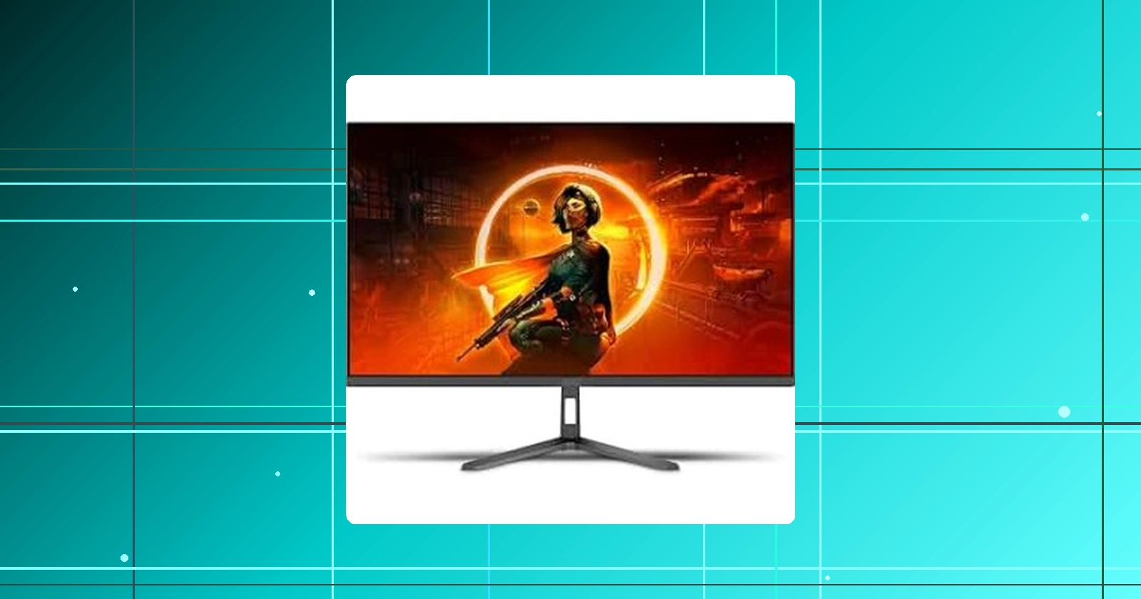 AOC Monitor Gamer 24” 180Hz 24G30E 1ms HDR IPS