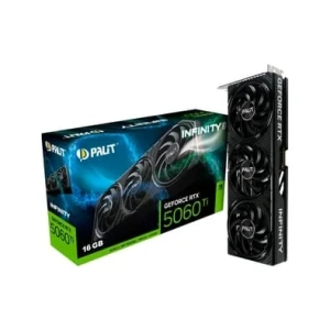 Placa de Vídeo Palit GeForce RTX5060Ti INFINITY 3 NVIDIA GeForce 16GB GDDR7 128bit FP4 e DLSS 4 Ray Tracing - NE7506T019T1-GB2061S