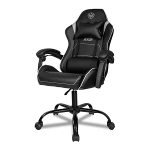 Cadeira Gamer TGT Heron TC Espuma Moldada Preto e Cinza TGT-HRTC-BL02