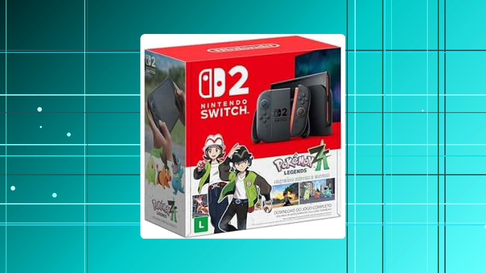 Nintendo Bundle Console + Jogo Digital Jogo Digital Pokémon Legends em promoção