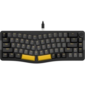 ATTACK SHARK AKS068 Teclado mecânico para jogos com fio 65% Alice Layout Hot-swapped Gaxetaretroiluminação RGB VIA Botão programável NKRO TKL AS Inter