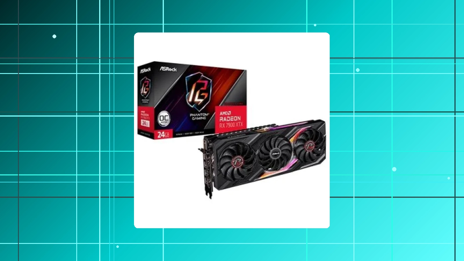 Placa de Vídeo RX 7900 XTX Phantom Gaming AsRock AMD 24GB GDDR6 ARGB Polychrome SYNC - 90-GA3YZZ-00UANF em promoção