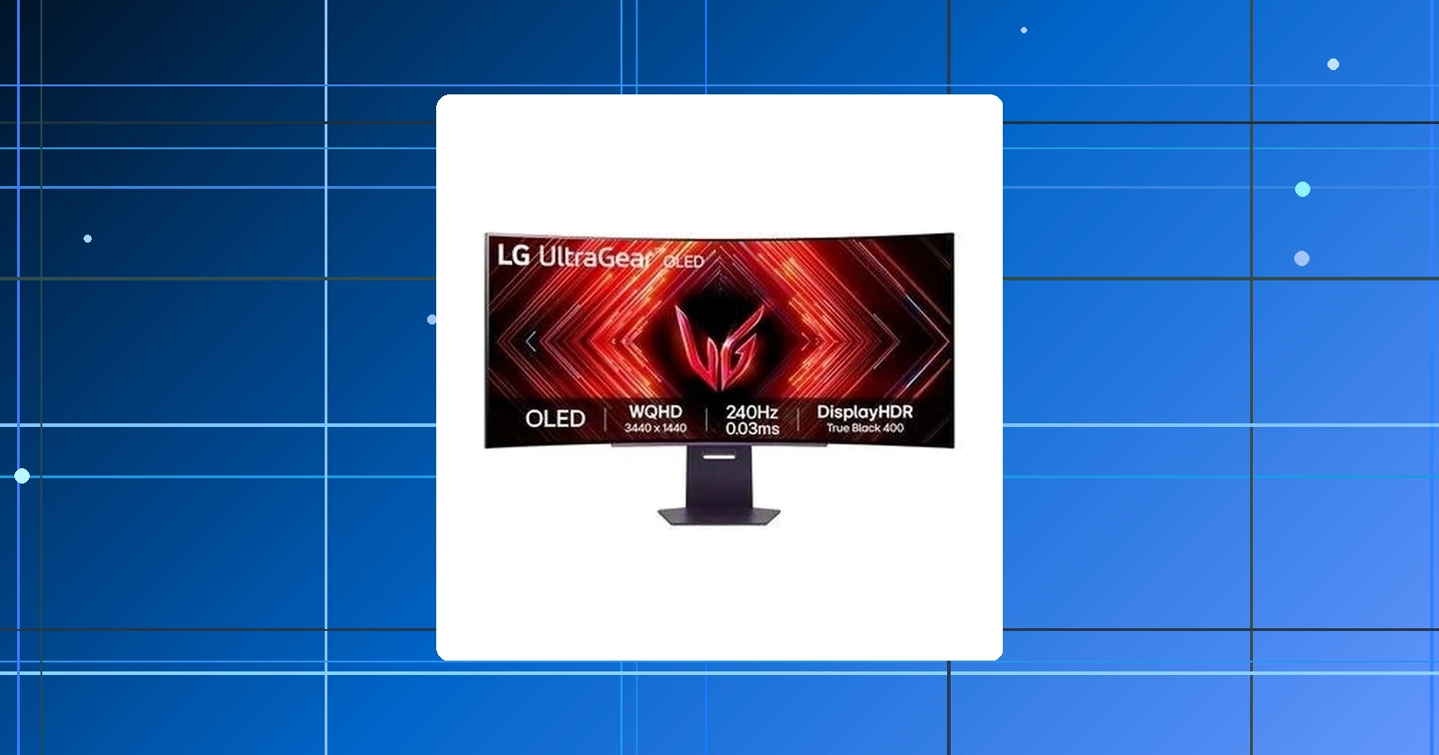 Monitor Gamer Curvo LG UltraGear OLED 45" QHD 240Hz 0.03ms FreeSync Premium Pro G-Sync HDR400 - 45GS95QE