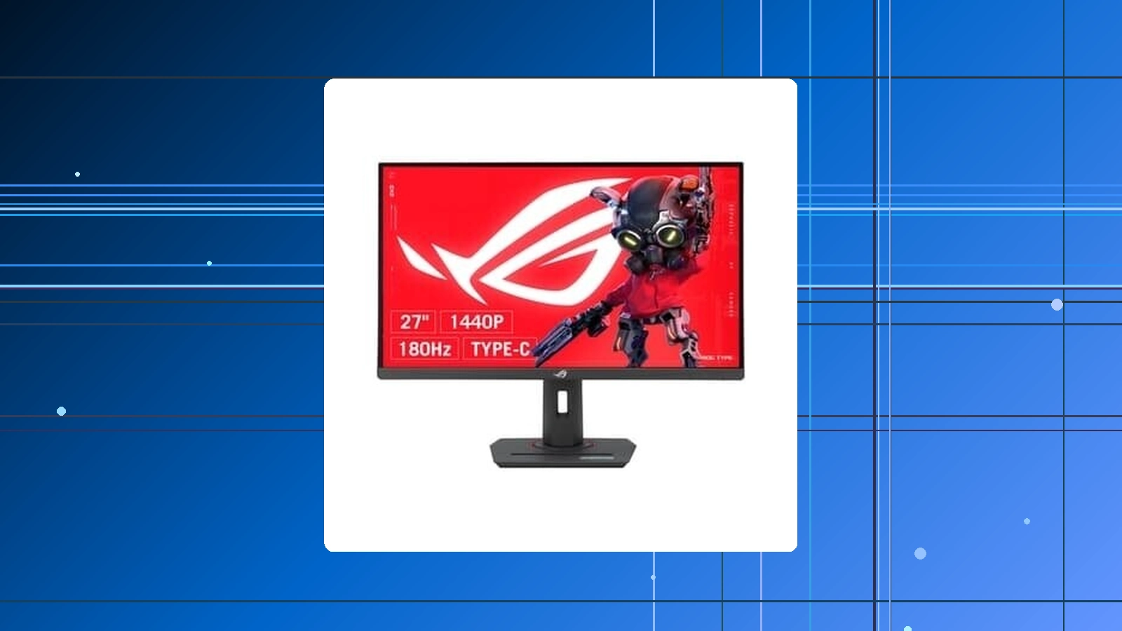 Monitor Gamer Asus ROG Strix 27" QHD 180Hz 1ms IPS DisplayPort HDMI e USB-C G-Sync e FreeSync HDR Altura Ajustável - XG27ACS em promoção