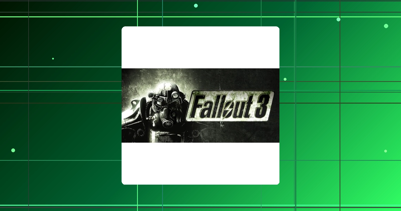 Fallout 3 em promoção